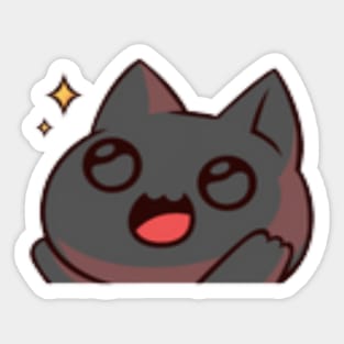 Wow kitty Sticker